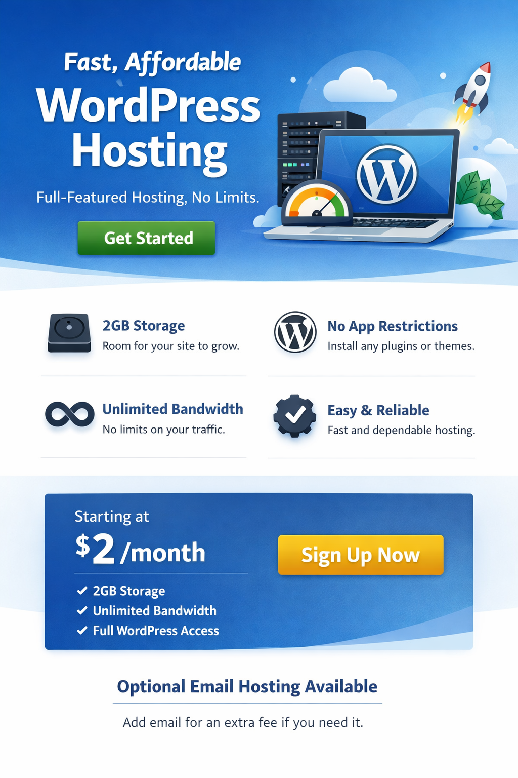 Cheap WordPress Hosting